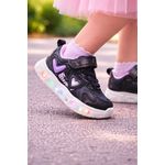 Fashion, accesorii si bijuterii - Copii - Incaltaminte copii - Pantofi copii - Adidasi cu luminite Blacky girl Marimea 20 - Negru - Infinity.ro