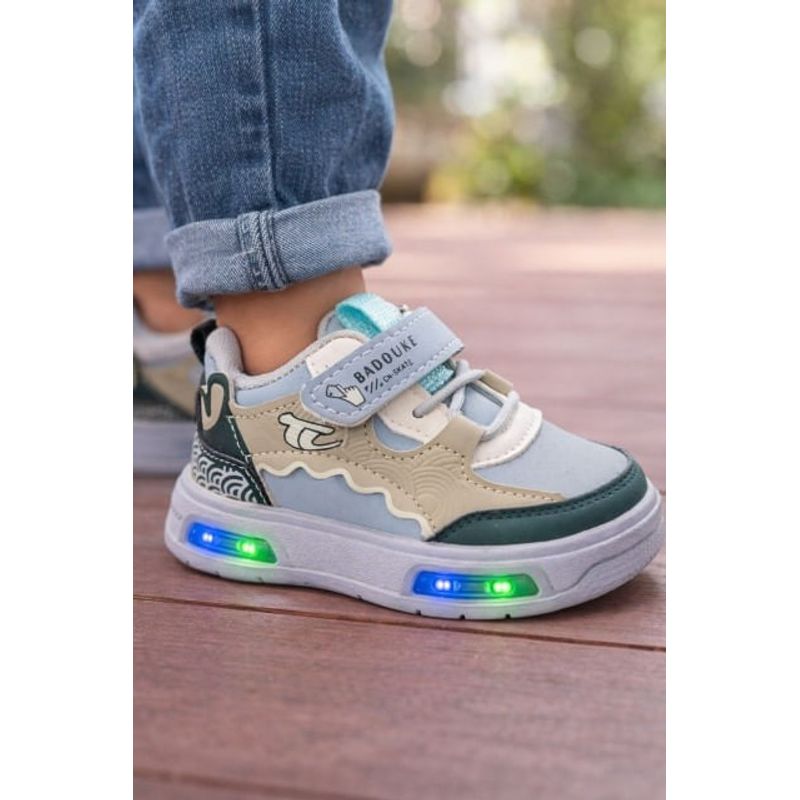 Fashion, accesorii si bijuterii - Copii - Incaltaminte copii - Pantofi copii - Adidasi cu luminite pentru baieti Super Style Marimea 22 - Infinity.ro