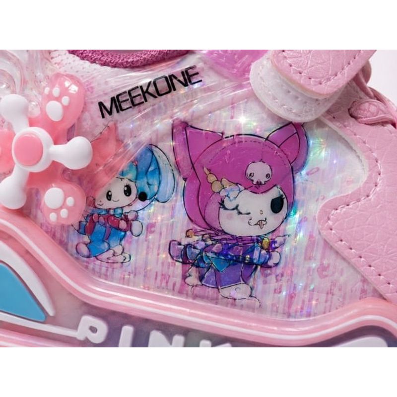 Fashion, accesorii si bijuterii - Copii - Incaltaminte copii - Sneakers si tenisi copii - Pantofi sport cu luminite, Model cu holograma, Piele ecologica, Fete, Roz Marimea 21 - Mov - Infinity.ro