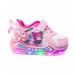 Fashion, accesorii si bijuterii - Copii - Incaltaminte copii - Sneakers si tenisi copii - Pantofi sport cu luminite, Model cu holograma, Piele ecologica, Fete, Roz Marimea 21 - Mov - Infinity.ro