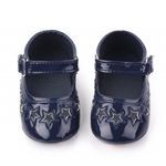 Fashion, accesorii si bijuterii - Copii - Incaltaminte copii - Pantofi copii - Pantofi SuperBaby, Model AL 15909 cu stelute, Piele lacuita, 6-9 luni, Bleumarin, 19 - Infinity.ro