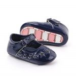 Fashion, accesorii si bijuterii - Copii - Incaltaminte copii - Pantofi copii - Pantofi SuperBaby, Model AL 15909 cu stelute, Piele lacuita, 6-9 luni, Bleumarin, 19 - Infinity.ro