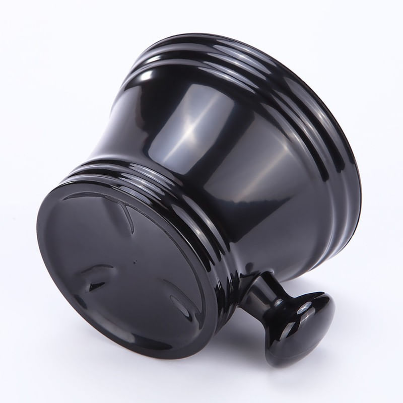 Ingrijire personala si Cosmetice - Aparate & accesorii ingrijire personala - Aparate de ras si tuns - Accesorii aparate de ras - Bol de Barbierit pentru Spuma de Ras, pentru Brici sau Aparat de Ras Clasic cu Lame, Negru - Infinity.ro