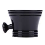 Ingrijire personala si Cosmetice - Aparate & accesorii ingrijire personala - Aparate de ras si tuns - Accesorii aparate de ras - Bol de Barbierit pentru Spuma de Ras, pentru Brici sau Aparat de Ras Clasic cu Lame, Negru - Infinity.ro