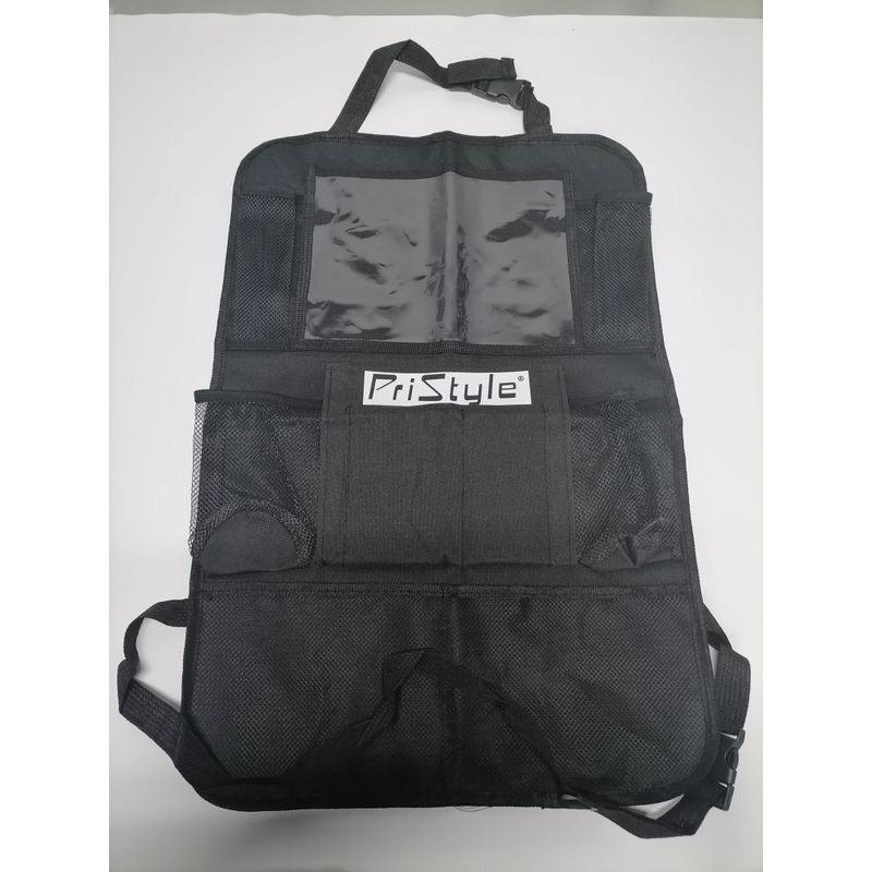 Auto si Moto - Piese auto si accesorii - Interior auto - Accesorii interior - Organizator de Montat pe Scaun Auto, Pentru Sortare Lucruri si Protejare Tapiterie, Negru - Infinity.ro