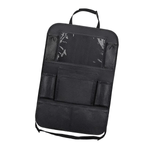 Auto si Moto - Piese auto si accesorii - Interior auto - Accesorii interior - Organizator de Montat pe Scaun Auto, Pentru Sortare Lucruri si Protejare Tapiterie, Negru - Infinity.ro