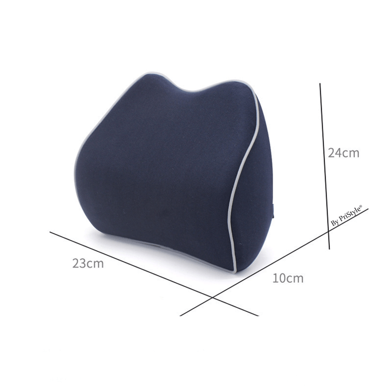 Auto si Moto - Piese auto si accesorii - Interior auto - Accesorii interior - Set 2 Perne Auto pentru Sustinerea Gatului in Timpul Condusului, din Burete cu Memorie Ortopedic, Maro - Infinity.ro
