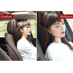 Auto si Moto - Piese auto si accesorii - Interior auto - Accesorii interior - Set 2 Perne Auto pentru Sustinerea Gatului in Timpul Condusului, din Burete cu Memorie Ortopedic, Maro - Infinity.ro