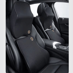 Auto si Moto - Piese auto si accesorii - Interior auto - Accesorii interior - Set 2 Perne Ergonomice Auto pentru Scaun si Tetiera, Suport Lombar si Cervical, Confort Premium - Infinity.ro