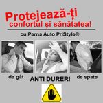 Auto si Moto - Piese auto si accesorii - Interior auto - Accesorii interior - Perna Suport Lombar pentru Scaunul Auto, din Spuma cu Memorie, Universala, Negru - Infinity.ro