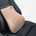 Auto si Moto - Piese auto si accesorii - Interior auto - Accesorii interior - Set 2 Perne Ergonomice Auto pentru Scaun si Tetiera, Suport Lombar si Cervical, Confort Premium, Bej - Infinity.ro