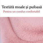 Auto si Moto - Piese auto si accesorii - Interior auto - Accesorii interior - Perna de Sezut pentru Scaun Auto, din Material Confortabil si Pufos, Alba, 45X45 cm - Infinity.ro