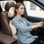 Auto si Moto - Piese auto si accesorii - Interior auto - Accesorii interior - Perna Auto Ergonomicea pentru Scaun, Suport Lombar, Confort Premium pentru Masina, Neagra - Infinity.ro