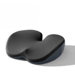 Auto si Moto - Piese auto si accesorii - Interior auto - Accesorii interior - Perna Ergonomica Auto pentru Scaun, din Spuma cu Memorie, Suport Sezut, Design Ortopedic, Neagra - Infinity.ro