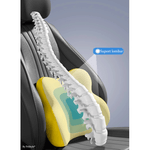 Auto si Moto - Piese auto si accesorii - Interior auto - Accesorii interior - Perna Lombara Auto din Spuma cu Memorie, Suport Ergonomic pentru Spate, Confort Premium pentru Condus Indelungat, Roz - Infinity.ro