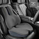 Auto si Moto - Piese auto si accesorii - Interior auto - Accesorii interior - Perna Ergonomica Auto pentru Scaun, din Spuma cu Memorie, Suport Sezut, Design Ortopedic, Neagra - Infinity.ro