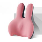 Auto si Moto - Piese auto si accesorii - Interior auto - Accesorii interior - Perna Ergonomica Auto pentru Spatar, din Spuma cu Memorie, Suport Lombar, Design Ortopedic, Roz - Infinity.ro