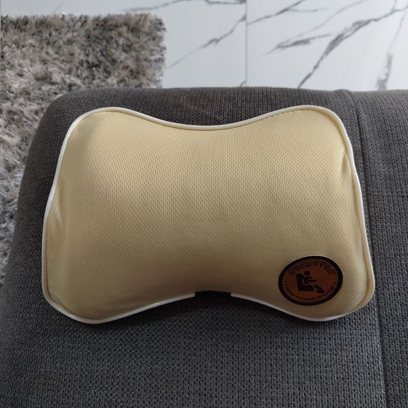 Auto si Moto - Piese auto si accesorii - Interior auto - Accesorii interior - Perna Auto Cervicala din Spuma cu Memorie, pentru Tetiera Masina, Universala, Alba - Infinity.ro