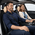 Auto si Moto - Piese auto si accesorii - Interior auto - Accesorii interior - Perna Auto Ergonomica pentru Spate, Suport Lombar, din Piele Ecologica, Bej, 40x33x8 cm - Infinity.ro