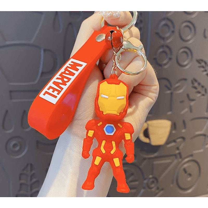 Fashion, accesorii si bijuterii - Barbati - Accesorii barbati - Alte accesorii barbati - Breloc pentru Chei si pentru Fermoar de Rucsac sau Penar, cu Figurina Marvel IronMan, Pentru Adulti si Copii - Infinity.ro