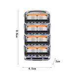 Ingrijire personala si Cosmetice - Aparate & accesorii ingrijire personala - Aparate de ras si tuns - Aparate de ras clasice - Set Aparat de Ras si 8 Rezerve cu 5 Lame Incluse, Easy Glide, Pentru Un Barbierit Perfect - Infinity.ro