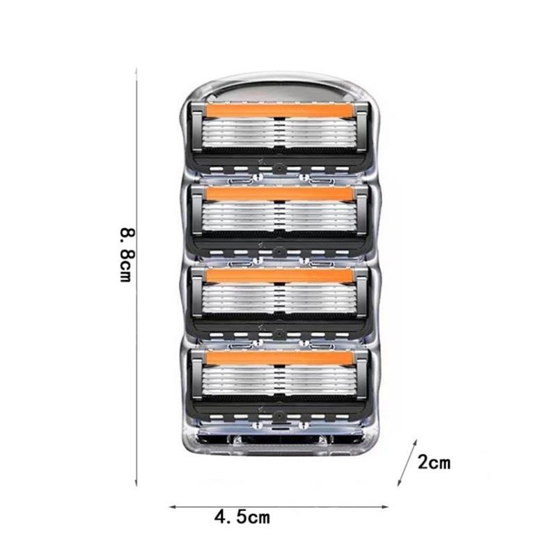 Ingrijire personala si Cosmetice - Aparate & accesorii ingrijire personala - Aparate de ras si tuns - Aparate de ras clasice - Set Aparat de Ras si 8 Rezerve cu 5 Lame Incluse, Easy Glide, Pentru Un Barbierit Perfect - Infinity.ro