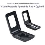 Ingrijire personala si Cosmetice - Aparate & accesorii ingrijire personala - Aparate de ras si tuns - Aparate de ras clasice - Set de Ras Ultra din 5 Piese compus din Aparat de Ras Clasic Metalic, 50 Lame de Schimb Incluse - Infinity.ro
