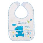 Jucarii, Copii si Bebe - Hrana si alaptare - Biberoane, suzete si accesorii hranire - Articole hranire bebelusi - Bavetica Impermeabila pentru Copii si Bebelusi, 6-36luni, cu Buzunar, pentru Baieti, PriStyle - Infinity.ro