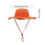Fashion, accesorii si bijuterii - Barbati - Accesorii barbati - Caciuli si sepci barbati - Palarie de soare Respirabila si Racoroasa, pentru Camping si Drumetie in Natura, Portocaliu - Infinity.ro