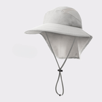 Fashion, accesorii si bijuterii - Barbati - Accesorii barbati - Caciuli si sepci barbati - Palarie de soare Respirabila si Racoroasa, pentru Camping si Drumetie in Natura, Crem, Bej - Infinity.ro