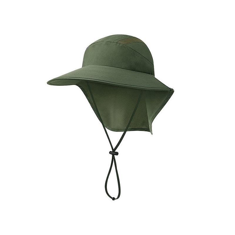 Fashion, accesorii si bijuterii - Barbati - Accesorii barbati - Caciuli si sepci barbati - Palarie de soare Respirabila si Racoroasa, pentru Camping si Drumetie in Natura, Verde - Infinity.ro