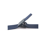 Fashion, accesorii si bijuterii - Barbati - Accesorii barbati - Curele barbati - Curea pentru Barbati, fara Gauri, cu Inchidere Rapida si Usoara, Catarama tip Fluture, Albastra, 500kg - Infinity.ro