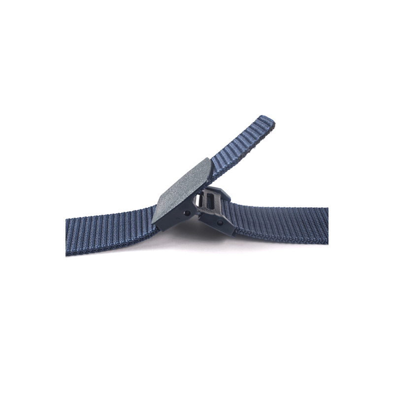 Fashion, accesorii si bijuterii - Barbati - Accesorii barbati - Curele barbati - Curea pentru Barbati, fara Gauri, cu Inchidere Rapida si Usoara, Catarama tip Fluture, Albastra, 500kg - Infinity.ro