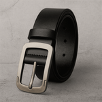 Fashion, accesorii si bijuterii - Barbati - Accesorii barbati - Curele barbati - Curea Barbati, Piele Naturala Premium, Catarama Metalica Rezistenta cu, Neagra, 120 cm - Infinity.ro