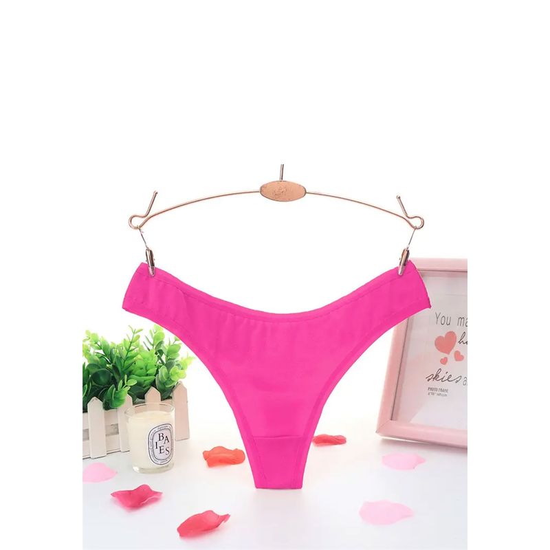 Fashion, accesorii si bijuterii - Femei - Lenjerie si pijamale femei - Lenjerie intima femei - Set 3 chiloti lenjerie intima pentru dama tip tanga, Multifloral in 3 culori, din Bumbac 100%, Crem, Alb, Roz, XS - Infinity.ro