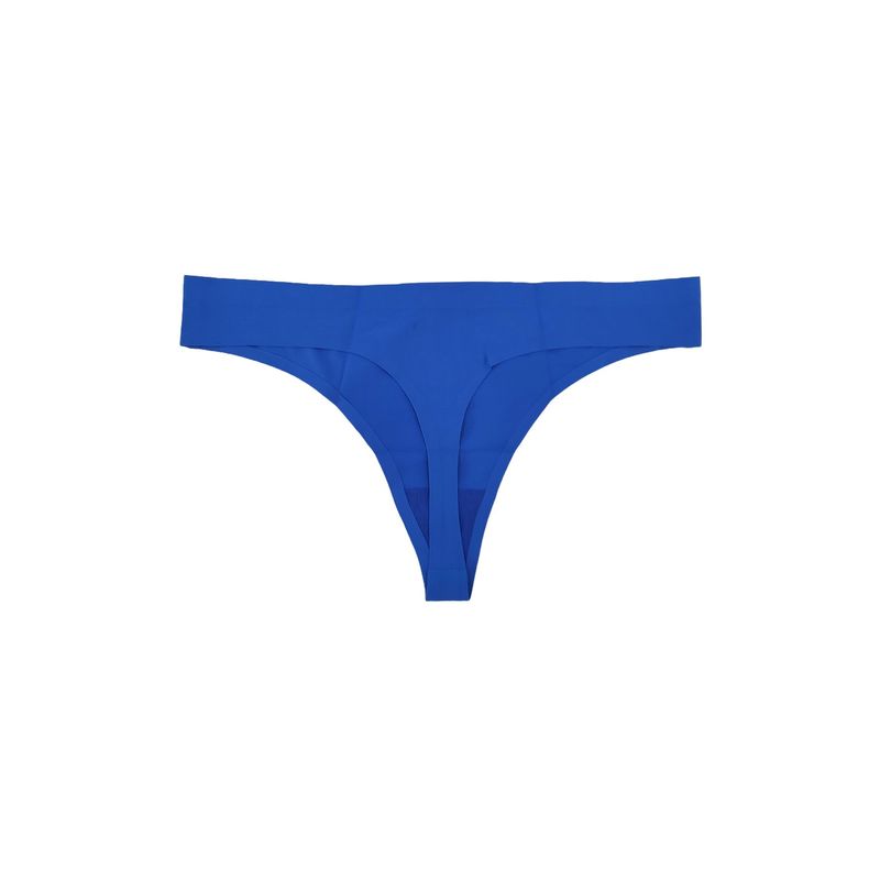 Fashion, accesorii si bijuterii - Femei - Lenjerie si pijamale femei - Lenjerie intima femei - Chiloti de dama Premium tip Tanga, Satinati, Respirabili si Sexy, Fara Cusatura, Albastru, marimea S, PriStyle® - Infinity.ro