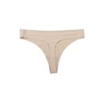 Fashion, accesorii si bijuterii - Femei - Lenjerie si pijamale femei - Lenjerie intima femei - Chiloti de dama Premium tip Tanga, Satinati, Respirabili si Sexy, Fara Cusatura, Crem/Bej, marimea S, PriStyle® - Infinity.ro
