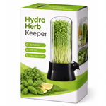 Casa si Gradina - Bucatarie si vesela - Organizare si depozitare bucatarie - Cutii alimentare - Germinator pentru Microplante cu Capac Transparent, Mini Sera pentru Cultivare Acasa, Negru, 27x13 cm - Infinity.ro