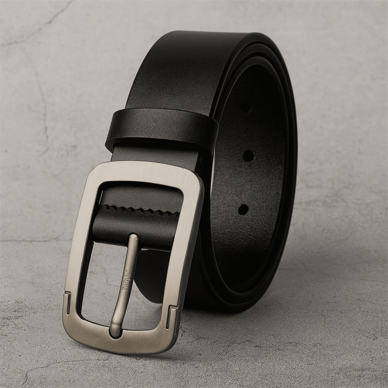 Fashion, accesorii si bijuterii - Barbati - Accesorii barbati - Curele barbati - Set 2 Curele Barbati, Piele Naturala Premium, Catarama Metalica Rezistenta cu, Negru si Maro, 120 cm - Infinity.ro