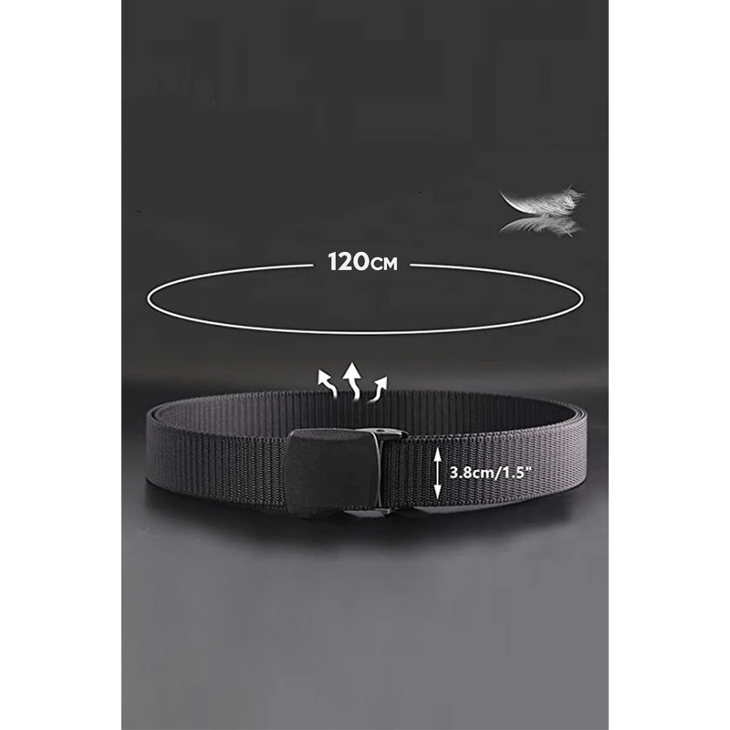 Fashion, accesorii si bijuterii - Barbati - Accesorii barbati - Curele barbati - Curea Pentru Barbati si Baieti, fara Gauri, cu Inchidere Simpla si Rapida, Lungime Reglabila, Negru, 500kg - Infinity.ro