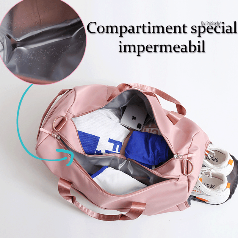 Sport si Outdoor - Echipament Sportiv - Accesorii echipament sportiv - Genti si borsete fitness - Geanta Sport sau Calatorie Multifunctionala, Roz, 26 cm, 47 cm, 23 cm - Infinity.ro