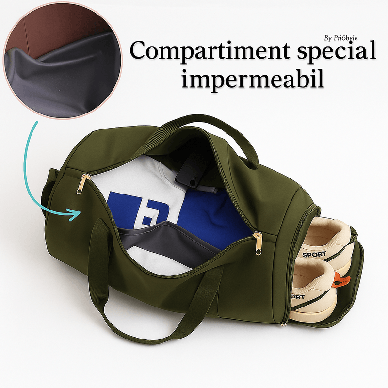 Sport si Outdoor - Echipament Sportiv - Accesorii echipament sportiv - Genti si borsete fitness - Geanta Sport sau Calatorie Multifunctionala, Verde, 26 cm, 47 cm, 23 cm - Infinity.ro