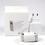 Laptop, Telefoane si Tablete - Telefoane mobile si accesorii - Accesorii Telefoane - Incarcatoare telefoane - Set Incarcator 67W si cablu USB-C la USB-A pentru Telefoane cu mufa USB-C Android si Apple iPhone 15 / 15 Pro /, Alb, 1m - Infinity.ro