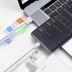 Laptop, Telefoane si Tablete - Telefoane mobile si accesorii - Accesorii Telefoane - Incarcatoare telefoane - Set Incarcator 67W si cablu USB-C la USB-A pentru Telefoane cu mufa USB-C Android si Apple iPhone 15 / 15 Pro /, Alb, 1m - Infinity.ro