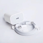 Laptop, Telefoane si Tablete - Telefoane mobile si accesorii - Accesorii Telefoane - Incarcatoare telefoane - Incarcator Lightning - USB C, Alb, 20w, 1m - Infinity.ro