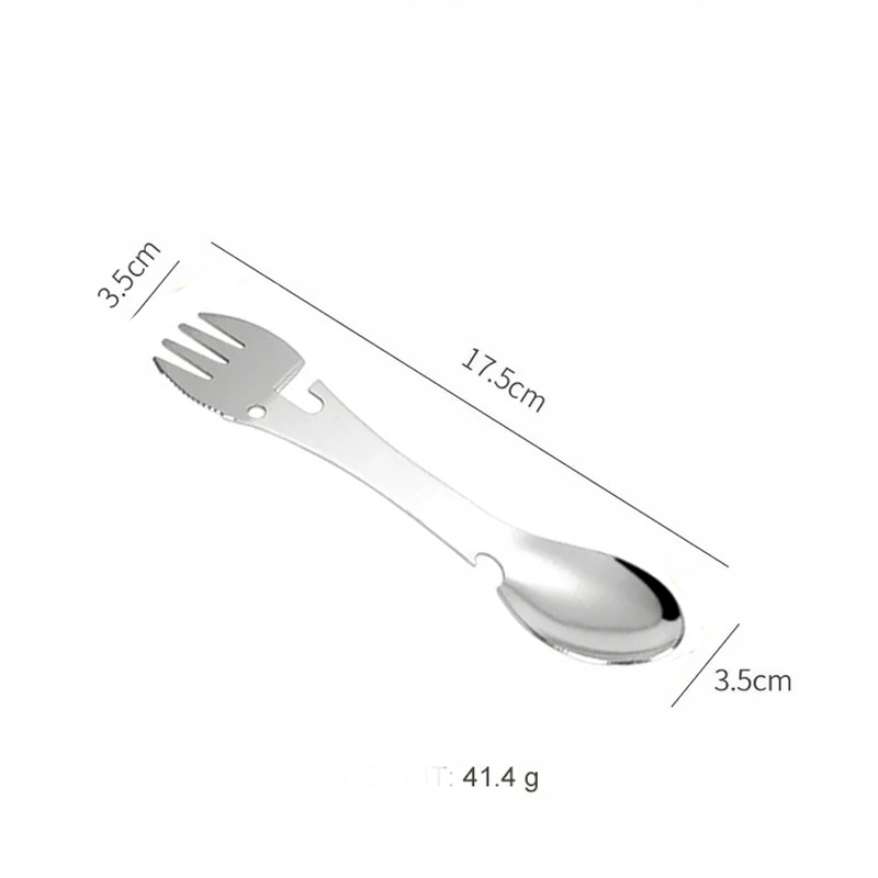 Sport si Outdoor - Camping - Bucatarie de camping - Vesela camping - Tacam 5 in 1 tip Spork, Utilizabil ca Lingura - Infinity.ro