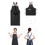 Casa si Gradina - Textile si covoare - Textile bucatarie - Sorturi bucatarie si gratar - Sort pentru Bucatari, Chelneri, Barista din Bumbac Rezisent Tip Denim, Marime Universala Reglabila, Roz - Infinity.ro