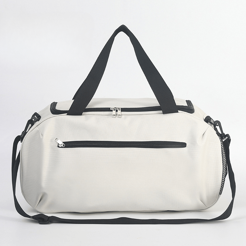 Sport si Outdoor - Echipament Sportiv - Accesorii echipament sportiv - Genti si borsete fitness - Geanta pentru Sala, Fitness sau Echipament de Sport, Alb, 50x18x26cm - Infinity.ro