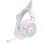 PC, gaming si accesorii - Gaming - Accesorii gaming - Controlere, Volane si Casti gaming - Casti wireless Razer Kraken Kitty V3 Pro, THX Spatial Audio, iluminare RGB, microfon detasabil unidirectional, Alb - Infinity.ro