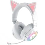 PC, gaming si accesorii - Gaming - Accesorii gaming - Controlere, Volane si Casti gaming - Casti wireless Razer Kraken Kitty V3 Pro, THX Spatial Audio, iluminare RGB, microfon detasabil unidirectional, Alb - Infinity.ro